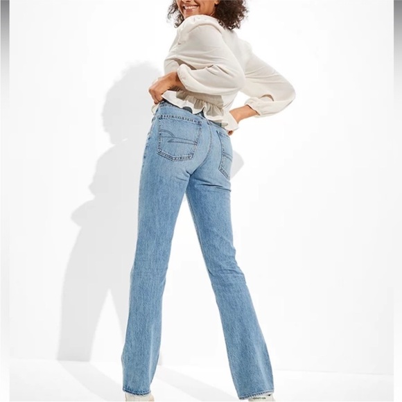 American Eagle Outfitters 90's Bootcut Jeans High Rise Bootcut Size 6 - Picture 2 of 6